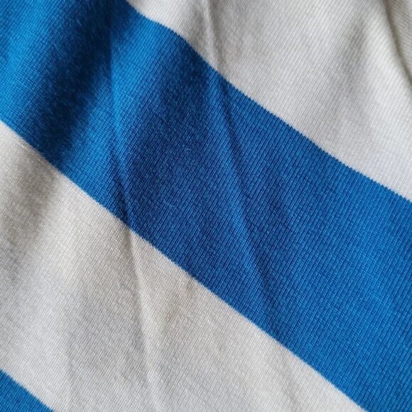 Gorgeous Chevron Striped, Leather-Shouldered/Strapped Danier Maxi Summer Dress - Picture 6 of 6